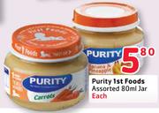 Purity 1st Foods Assorted-80Ml Each
