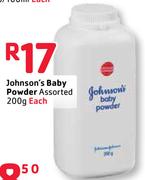 Johnson's Baby Powder Assorted-200g