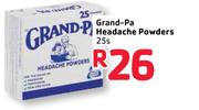 Grand-Pa Headache Powders-25s