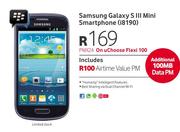Samsung Galaxy S 111 Mini Smartphone(i8190)-On UChoose Flexi 100