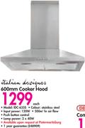 Italian Designer 600mm Cooker Hood IDC-6355