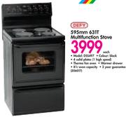 Defy 595mm 631T Multifunction Stove DSS497