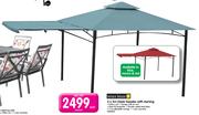Terrace Leisure 3 x 3m Oasis Gazebo With Awning-Each