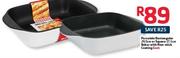 Porcelain Rectangular 29.5cm Or Square 27.5cm Beker With Non-Stick Coating-Each