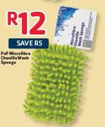 PnP Microfibre Chenille Wash Sponge