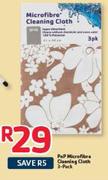 Pnp Microfibre Cleaning Cloth-3's Per Pack