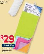 Pnp Microfibre Cleaning Cloth-5's Per Pack