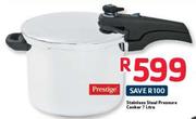 Prestige Stainless Steel Pressure Cooker-7Ltr