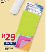 PnP Microfibre Cleaning Cloth-5 Pack