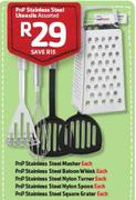 Pnp Stainless Steel Utensils Assorted