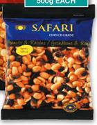 Safari Peanuts & Raisins-500g