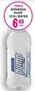 Bonaqua Pump Still Water-750ml Each
