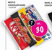 Nestle Chocolate Bars Assorted-7's