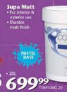 Colour Supa Matt-20L TSM1000-20