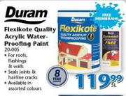 Duram Flexikote Quality Acrylic Water Proofing Paint-5L 20-005