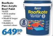Duram Roofkote Pure Acrylic Roof Paint-20L 16-020