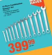 12 Piece Combination Spanner Set WMSS185