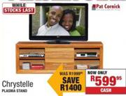 Pat Cornick Chrystelle Plasma Stand