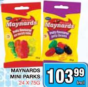 Maynards Mini Parks-24x75g