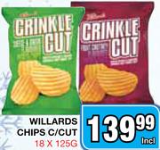 Willards Chips C/Cut-18x125g