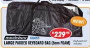 Musicha Large Padded Keyboard Bag(5mm Foam)