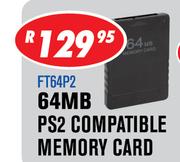 64MB PS2 Compatible Memory Card
