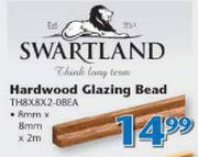 Swartland Hardwood Glazing Bead-8mmx8mmx2m Each