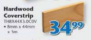 Swartland Hardwood Coverstrip-8mmx44mmx3m Each