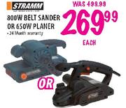 Stramm 800W Belts Sander or 650W Planer-Each 