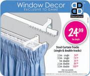 Decorland Steel Curtain Tracks-2.5m Single