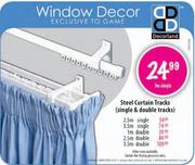 Decorland Steel Curtain Tracks-3.5m Double