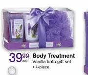 Body Treatment Vanila Bath Giftset-4-piece