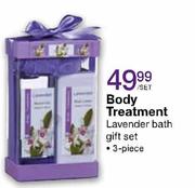 Body Treatment Lavender Bath Gift Set--pIECE