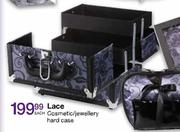 Lace Cosmetic/Jewellery Hard Case