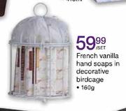 French Vanila Hand Soaps In Decorative Birdcage-160g