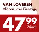 Van Loveren African Java Pinotage-750ml