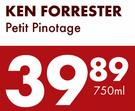 Ken Forrester Petit Pinotage-750ml
