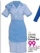 3 Piece Overall Set Sizes:s-xxxl-Per Set