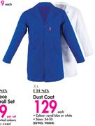 Dust Coat Sizes:34-50-Each