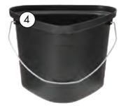 Addis 14Ltr Triangular Cleaning Bucket-Each