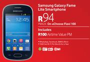 Samsung Galaxy Fame Lite Smartphone-On U Choose Flexi 100