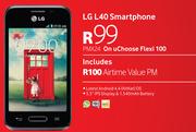 LG L40 Smartphone-On U Choose Flexi 100