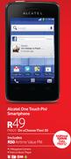 Alcatel One Touch Pixi Smartphone-On U Choose Flexi 50