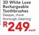 Oral-B 3D White Luxe Rechargeable Toothbrushes