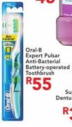 Oral-B Expert Pulsar Anti-Bacterial Battery-Operated Toothbrush