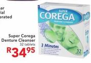 Super Corega Denture Cleanser 32 Tablets