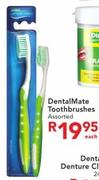 DentalMate Toothbrushes Assorted-Each