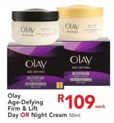 Olay Age-Defying Firm & Lift Day Or Night Cream-50ml Each