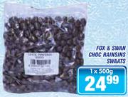 Fox & Swan Choc Rainsins Swaats-1x500g