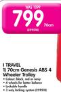 Travel 70cm Genesis ABS 4 Wheeler Trolley-Each